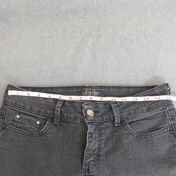 Lee Women's Dark Gray Flare Jeans 8P - Picture 4 of 6